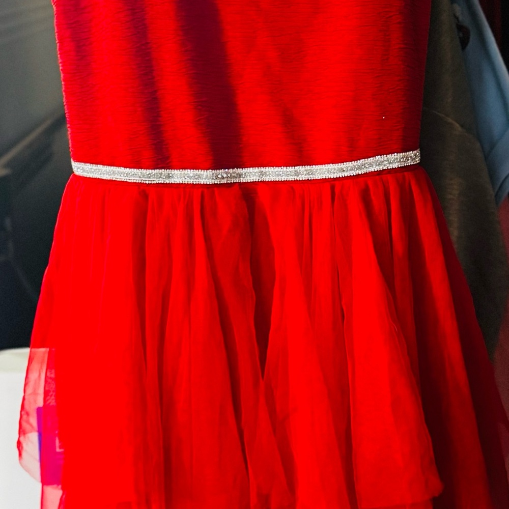 Girls size 14 red‎ dress